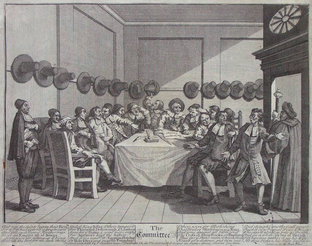 Print - The Committee - Hogarth